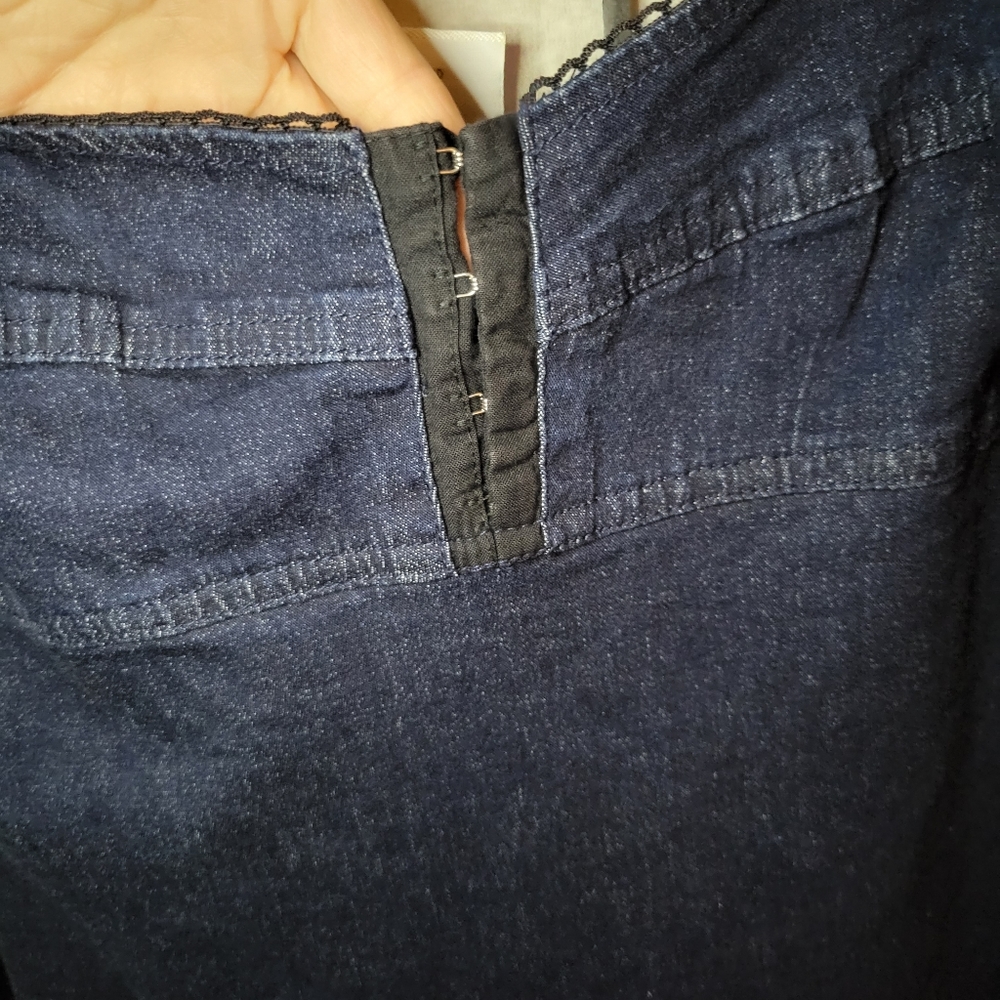 Vintage Steve Madden denim wiggle dress!!!! - Picture 5 of 9